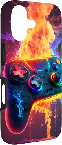 Vista 3 de Gamer Aesthetic Graphic Gaming Video Games Boys Funda para iPhone 17 para adolescentes y niños