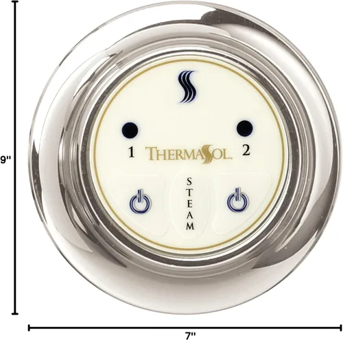 Vista 2 de THERMASOL EST-SB - Control de arranque fácil de latón satinado de estilo tradicional