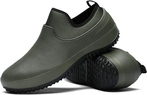 Vista 17 de CERYTHRINA Zapatos de chef unisex profesionales resistentes al aceite al agua para enfermería, antideslizantes, impermeables, zapatos de trabajo