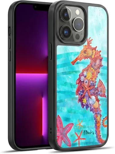 Vista 82 de Head Case Designs Officially Licensed Paul Brent Agate Mermaid Coastal Gel Armor Case [Military Grade Drop Protection] Compatible with Apple iPhone