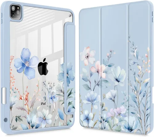 Vista 15 de May Chen Funda para iPad Pro de 11 pulgadas M2 de 4ª generación 2022, iPad Pro 11 de 3ª/2ª/1ª generación, Funda con cubierta trasera transparente a