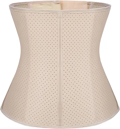 Vista 2 de FeelinGirl Entrenador de cintura para mujer, faja moldeadora de cintura con control de abdomen, corsé moldeador de cintura de reloj de arena