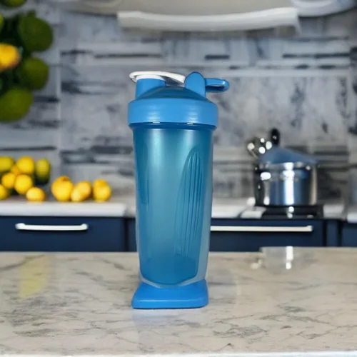 Vista 6 de Vaso Shaker 20oz con bola licuadora y tapa (rosa)