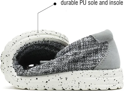 Vista 4 de Mocasines lavables a máquina para hombre, con cordones, informales, cómodos y transpirables, zapatos náuticos para el trabajo, suela suave, zapatos