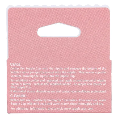 Vista 2 de Supple Cups para pezones planos, tímidos e invertidos (talla 1)