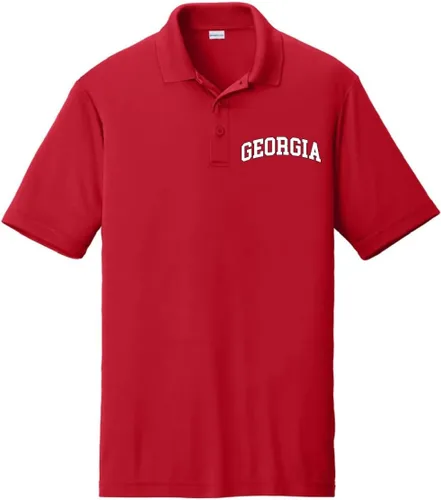 Vista 46 de State Sports Fan Wear Performance - Polo para hombre que absorbe la humedad Misuri