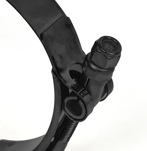 Vista 6 de Kyostar - Abrazadera de manguera con perno en T de acero inoxidable ajustable de 1.75" (44mm - 53mm) en negro (electroforesis)