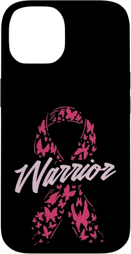 Vista 4 de Breast Cancer Awareness Pink Ribbon Warrior Gift Case for iPhone 17