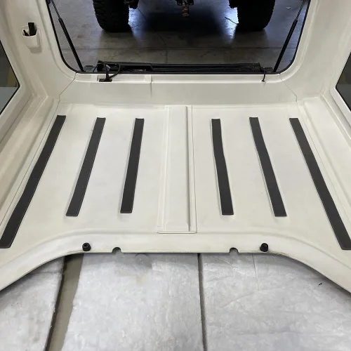 Vista 3 de Design Engineering 50289 Kit de Revestimiento Interior del Techo con Aspecto de Cuero Gris Boom Mat Amortiguador de Sonido Compatible con Jeep