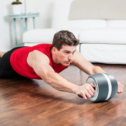 Vista 4 de Perfect Fitness Ab Carver Roller Wheel With Built In Spring Resistance, At Home Core Workout Equipment