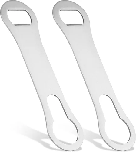 Vista 8 de Abrebotellas y removedor de boquilla de vertido, llave de barra plana para camareros, abridor de velocidad de acero inoxidable, multifunción Negro