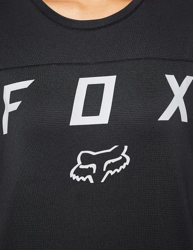 Vista 3 de Fox Racing Flexair Moth Maillot manga corta - Hombre Negro