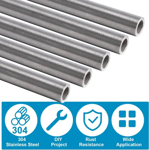 Vista 4 de Vigorous 63.5mm DE x 1 pie. Tubo de acero inoxidable 304, tubería de acero inoxidable sin costuras, tubo de metal redondo para manualidades DIY