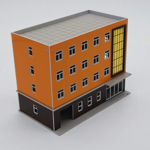 Vista 2 de Outland Models Diseño de paisaje ferroviario Hotel económico Escala N