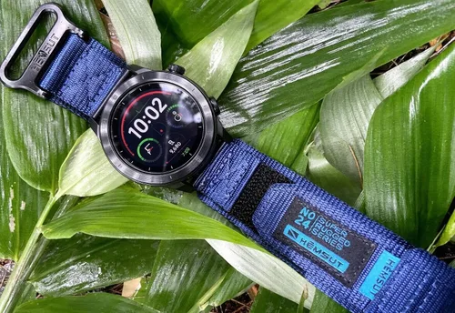 Vista 4 de Correa de reloj de liberación rápida de 0.866 in para Amazfit T-Rex 3 Pro de 1.890 in/Active MAX/Bip 6/Bip 5/Bip Max/Cheetah 2 Ultra/Balance 3