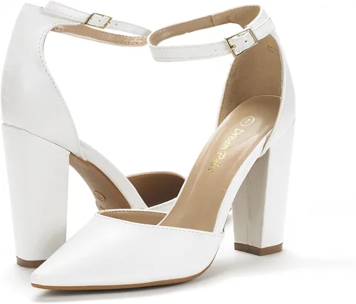 Vista 3 de DREAM PAIRS Coco Zapatos de tacón alto con punta, para mujer