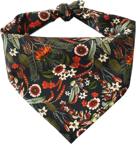 Vista 9 de Bubblepup Bandana para perro, 1 bandana de verano para perro, cómodas bandanas de algodón para perro niño y niña, bufanda triangular para perros