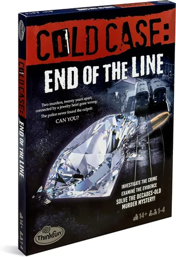 Vista 2 de ThinkFun Cold Case: End of The Line - Emocionante juego de misterio de asesinato Promueve el razonamiento deductivo y el pensamiento crítico