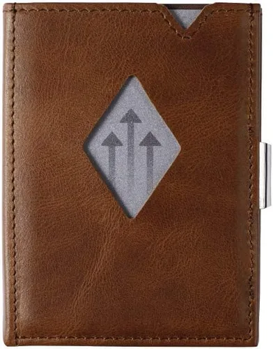 Vista 10 de EXENTRI Multiwallet con clip de bloqueo de acero inoxidable y bolsillo para monedas