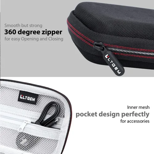 Vista 6 de LTGEM - Funda compatible con Kodak Step/Kodak Mini 2 Retro 2x3/HP Sprocket 2x3, impresora instantánea de fotos para smartphone, bolsa
