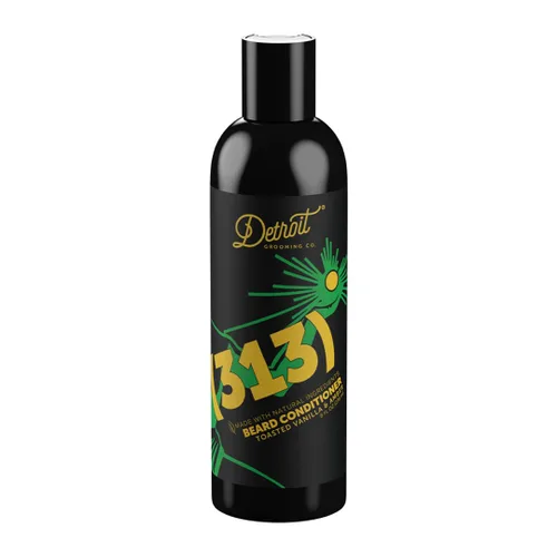 Vista 9 de Detroit Grooming Co. Acondicionador de barba con extracto de manzana y aloe vera, suavizante, desenredante e hidratante para barba, edición negra