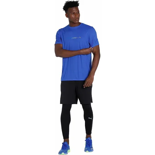Vista 28 de Camiseta de Manga Corta Hombre Puma Run Favorite Logo Azul