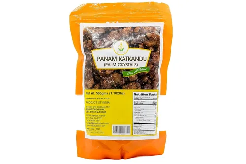 Vista 2 de Shastha Panam Kalkandu (caramelo de azúcar de palma) 17.64 oz (1.1 libras) Paquete de 1