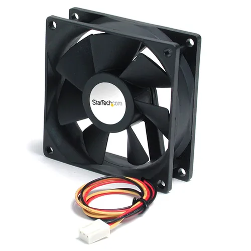 Vista 12 de StarTech.com Ventilador de repuesto para carcasa de computadora con rodamiento de bolas de 2.362 x 0.394 in con conector TX3, 3 pines, negro