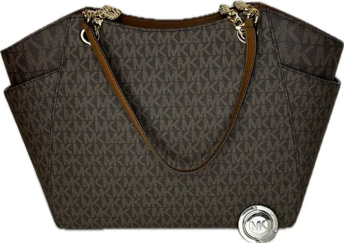 Vista 4 de Michael Kors Jet Set - Gancho para bolso de hombro con cadena grande