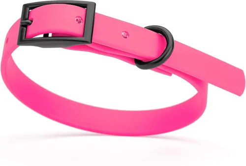 Vista 78 de Dogline Biothane - Collar impermeable para perro con hebilla de liberación rápida, resistente cincha de nailon recubierta con resistente y a prueba