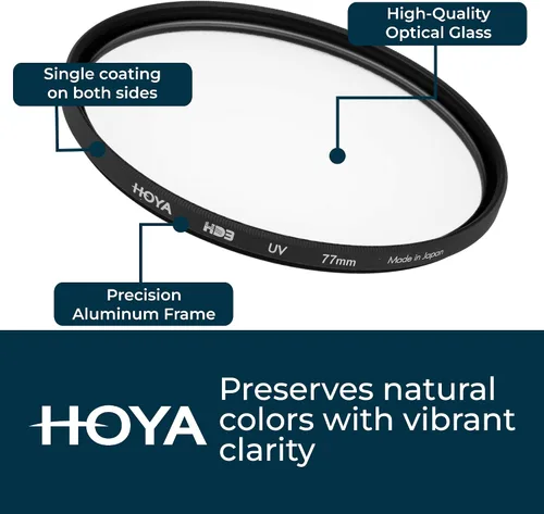 Vista 4 de Hoya Filtro protector UV HD3 de 3.031 in - Nano revestimiento ultra duro