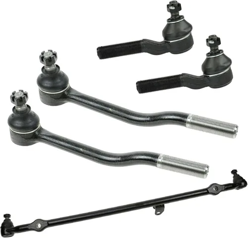 Vista 239 de TRQ Kit de dirección delantera con barra de acoplamiento de fuelle de piñón y cremallera compatible con Toyota Echo 2000-2005