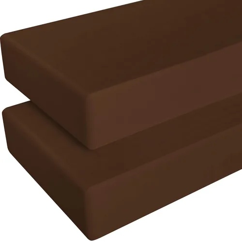 Vista 12 de NTBAY - Sábana bajera ajustable para cuna para bebé, color sólido y suave, 28.0 x 52.0 pulgadas Soft Fitted Crib Sheet with Full Elastic and 8