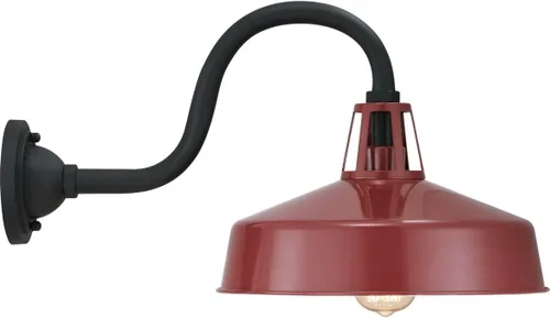 Vista 7 de Cedar Springs Collection - Farol de pared extragrande para exteriores, 1 luz, color rojo claro