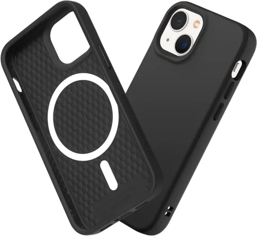 Vista 6 de [Usado] RhinoShield SolidSuit - Funda compatible con Magsafe para iPhone 13 Mini, funda protectora de diseño delgado absorbente de golpes