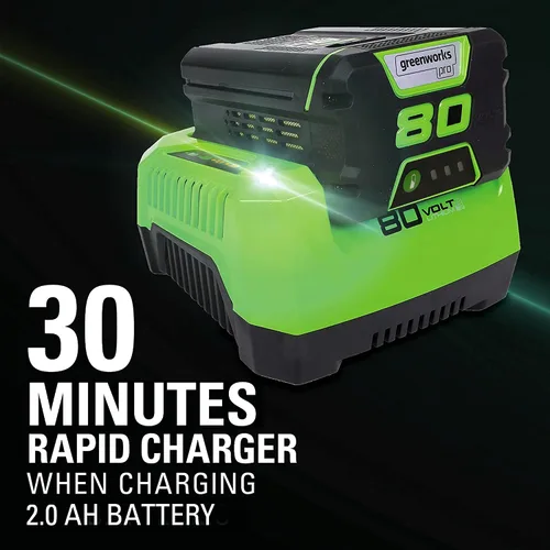 Vista 11 de Greenworks Motosierra inalámbrica sin escobillas de 80 V y 16 pulgadas