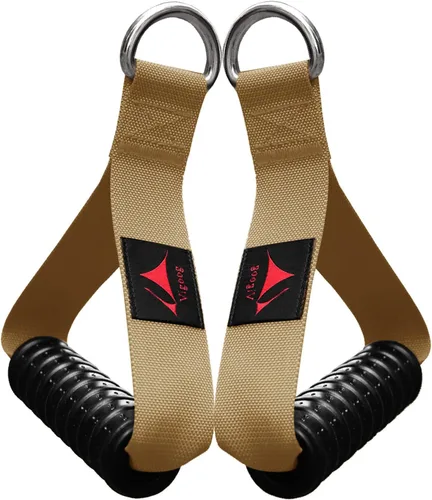 Vista 11 de Heavy Duty Gym Workout Handles Attachment for Cable Machine,Resistance Band,Pulley System Home Exercise Equipment, Comfortable and Stronger Grip