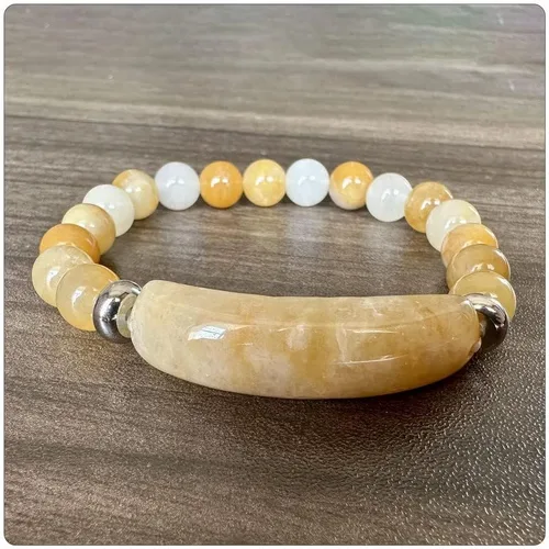Vista 6 de PEAS Joyería de moda Pulsera de piedra curativa Pulsera elástica de energía de cristal