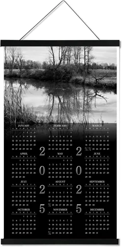 Vista 4 de Shaver Creek • 2026 Year at a Glance Wall Calendar • Yearly Calendar • Size: 14.25x23.25