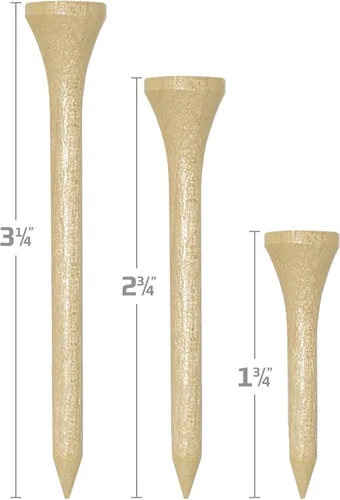 Vista 2 de Izzo Wood Golf Tees (200 Pack)