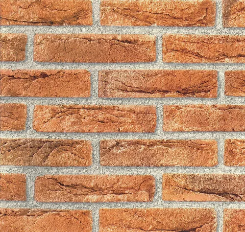 Vista 3 de d-c-fix® Adhesivo de plástico (película de vinilo autoadhesiva) Ladrillo rojo piedra 17.7 in x 6.6 ft 346-0221