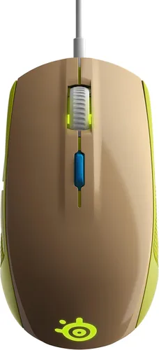 Vista 4 de SteelSeries Rival 100 ratón óptico para juegos color verde