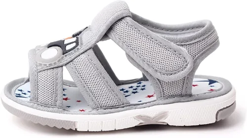 Vista 2 de OAISNIT Sandalias de verano para bebé niño y niña, zapatos chirriantes, ligeros, antideslizantes, para niños pequeños