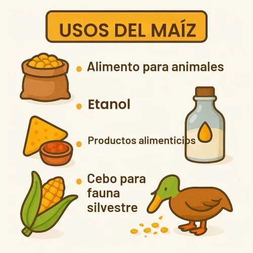 Vista 6 de Crazy Nuts Granos de maíz secos enteros sin OMG, 10 libras Sellado al vacío, alimentación de ciervos