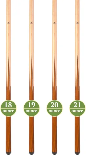 Vista 3 de ASKA SP1 Sneaky Pete Pool Cue Stick Sets, Malaswood Spliced Maple, 58" Canadian Hard Rock Maple Shaft, 13mm Leather Tip, 5/16x18 Joint, Wrapless