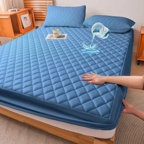 Vista 11 de WESLEEPER - Protector de colchón impermeable, protector de colchón súper suave, transpirable, lavable a máquina, para el hogar, dormitorio, hotel