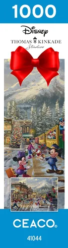 Vista 8 de Ceaco - Thomas Kinkade - Disney - Holiday - Candy Cane Express - Rompecabezas de 1000 piezas