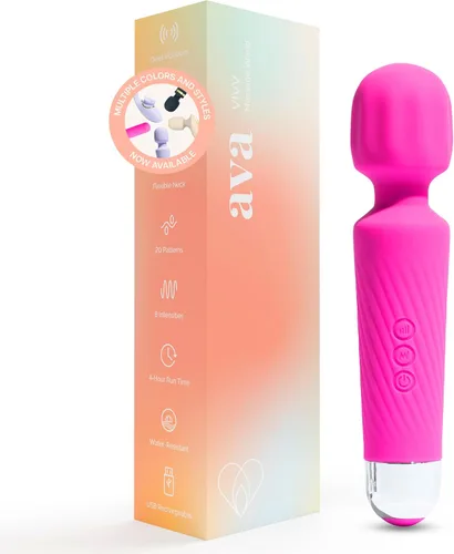 Vista 17 de Ava Vibrador de varita sexual [vibrador estimulador de clítoris] Vibrador para mujer Juguete sexual Regalos para mujeres 20 patrones y 8