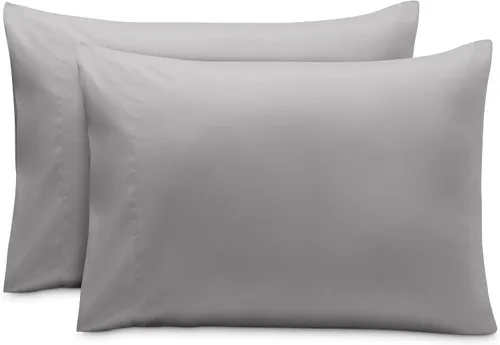 Vista 93 de Bare Home Juego de 2 fundas de almohada de microfibra de tamaño estándar, fundas de almohada refrescantes, doble cepillado, fácil cuidado, cierre