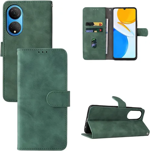 Vista 13 de Compatible con Honor X7, cubierta trasera magnética de cuero plegable con ranura para tarjeta para Honor X7